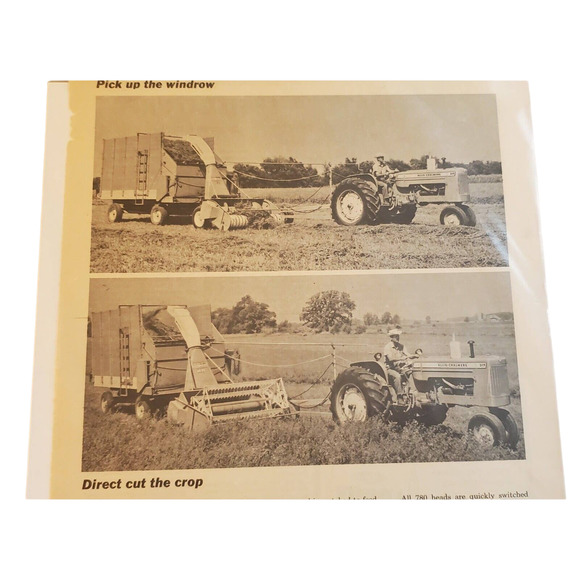 Vintage Allis Chalmers Model 780 Forage Harvester Magazine Advertisement 1965 - Picture 2 of 2